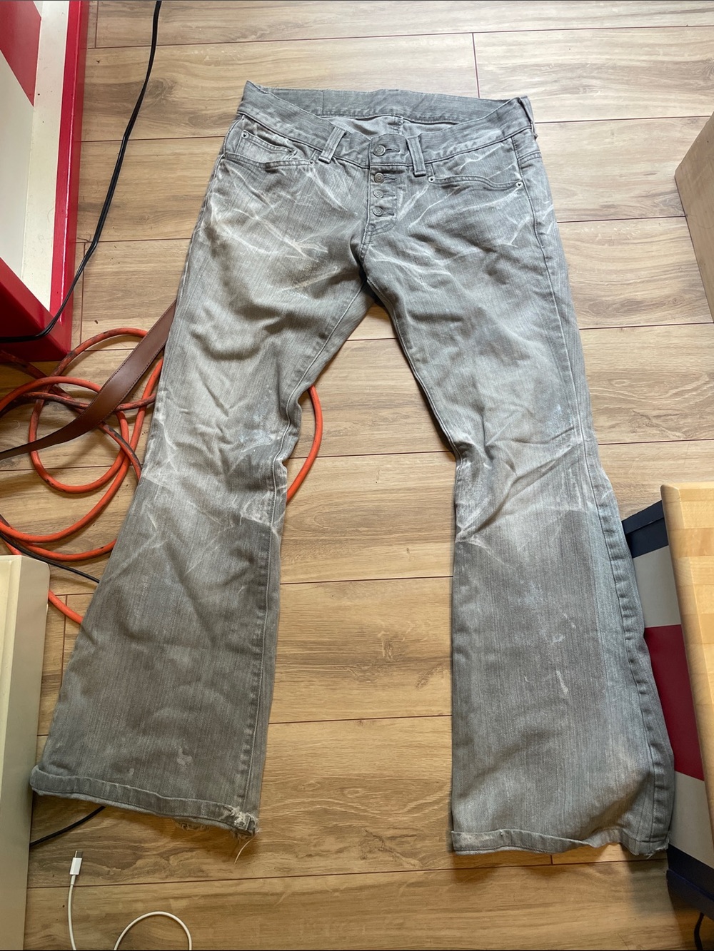 Men's Gray tornado mart Jeans